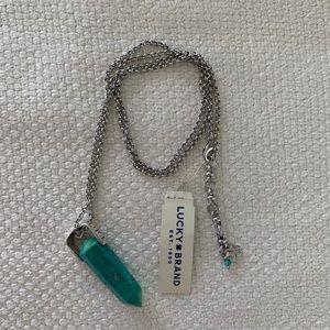 Lucky brand turquoise necklace